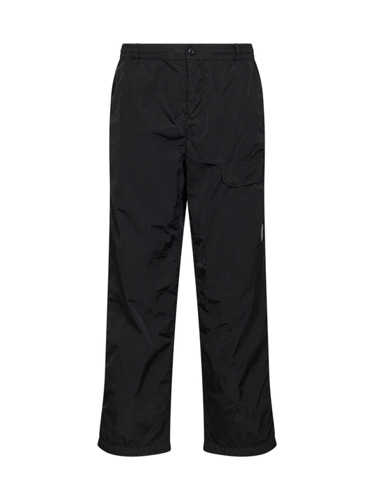 Pantaloni cargo Lens in Chrome-R nero