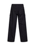 Black Micro-Reps Lens cargo trousers