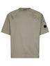Mud twisted 30/2 mercerized cotton jersey Lens T-shirt