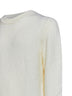 Maglione in bouclé di lana vergine bianco