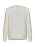 Maglione in bouclé di lana vergine bianco