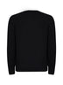 Maglione in bouclé di lana vergine nero