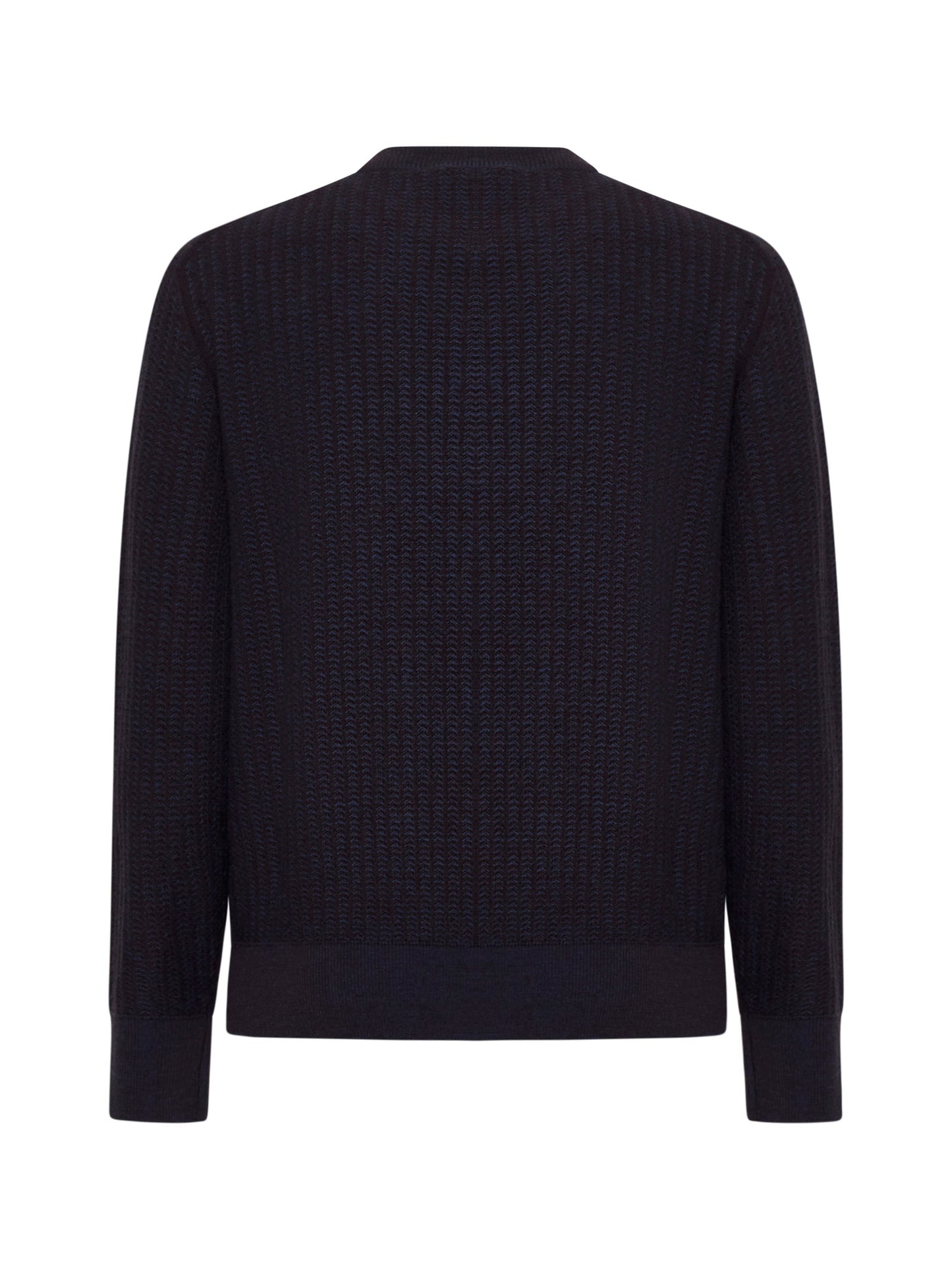 Maglione girocollo in seta e lana