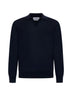 Polo skipper Athleisure in maglia nera