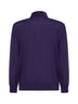 Maglia lupetto in lana vergine viola