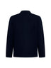 Giacca in maglia di lana vergine blu