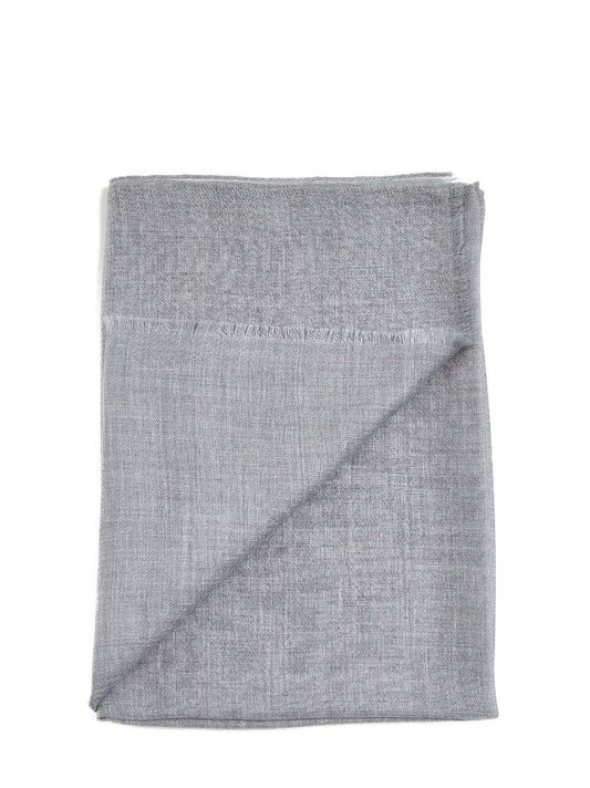 Sciarpa in cashmere grigio
