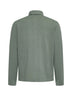 Green cashmere shirt jacket