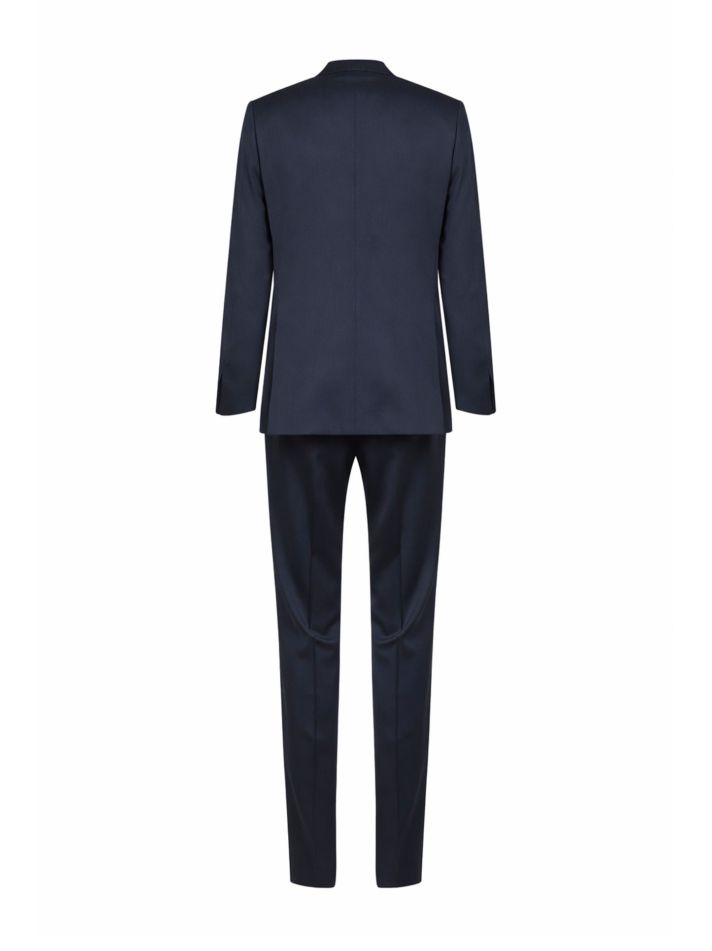 Grey virgin wool Positano double-breasted suit