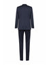 Grey virgin wool Positano double-breasted suit