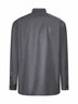 Giacca camicia in lana vergine grigia