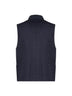 Blue double wool vest