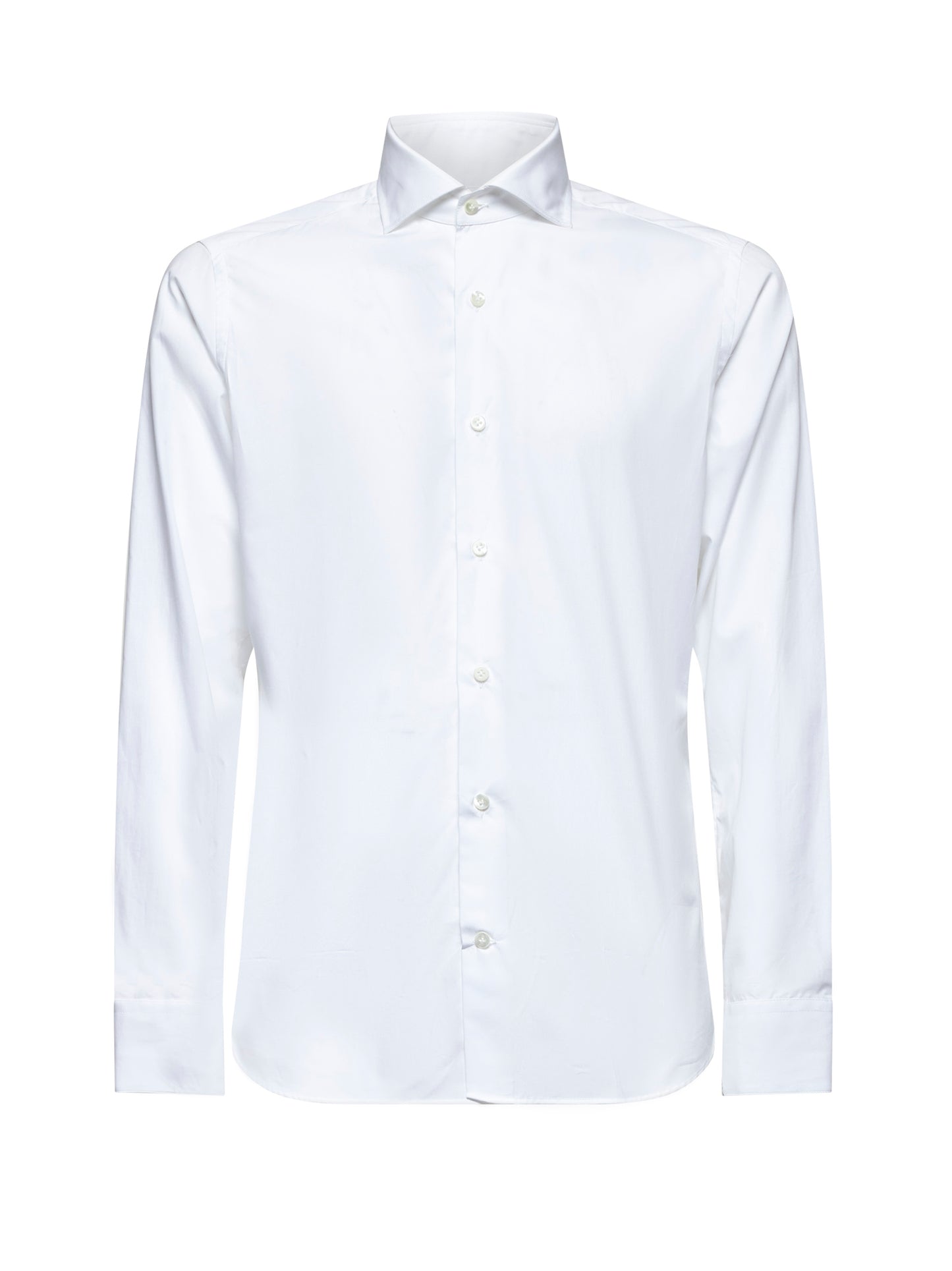 Camicia classica in popeline bianco