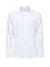 Camicia classica in popeline bianco