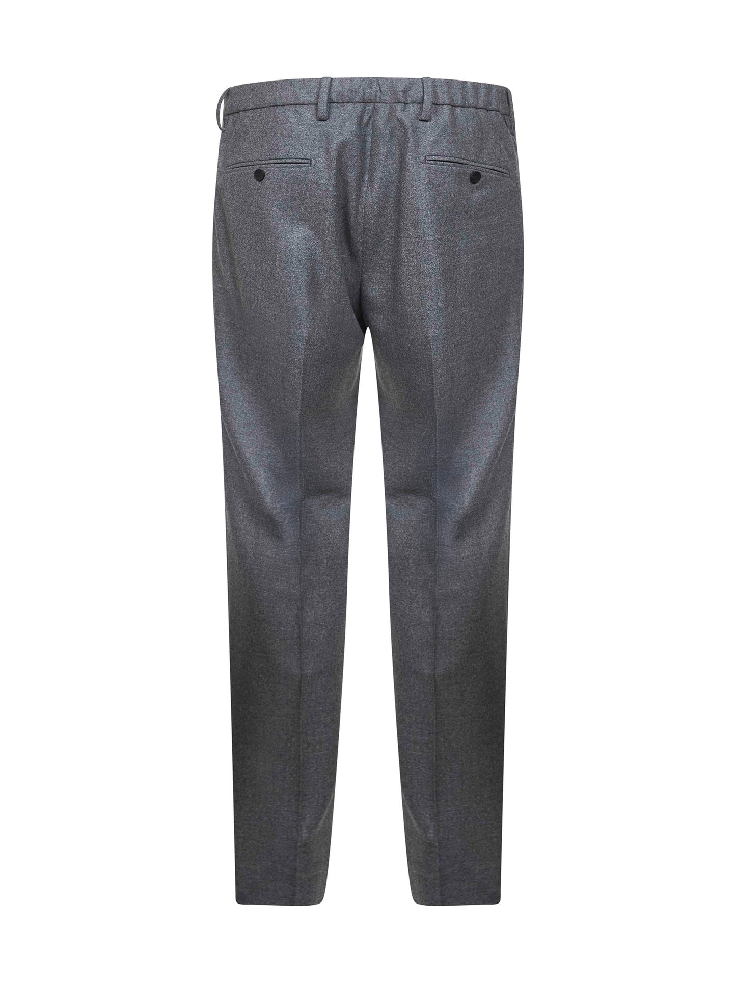 Grey Loro Piana stretch flannel Montaigne trousers