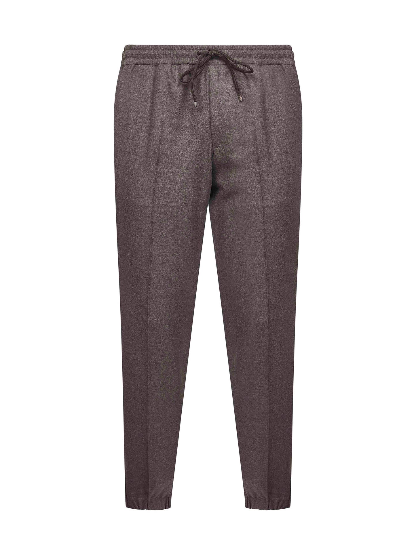 Brown Loro Piana stretch flannel Montecarlo trousers