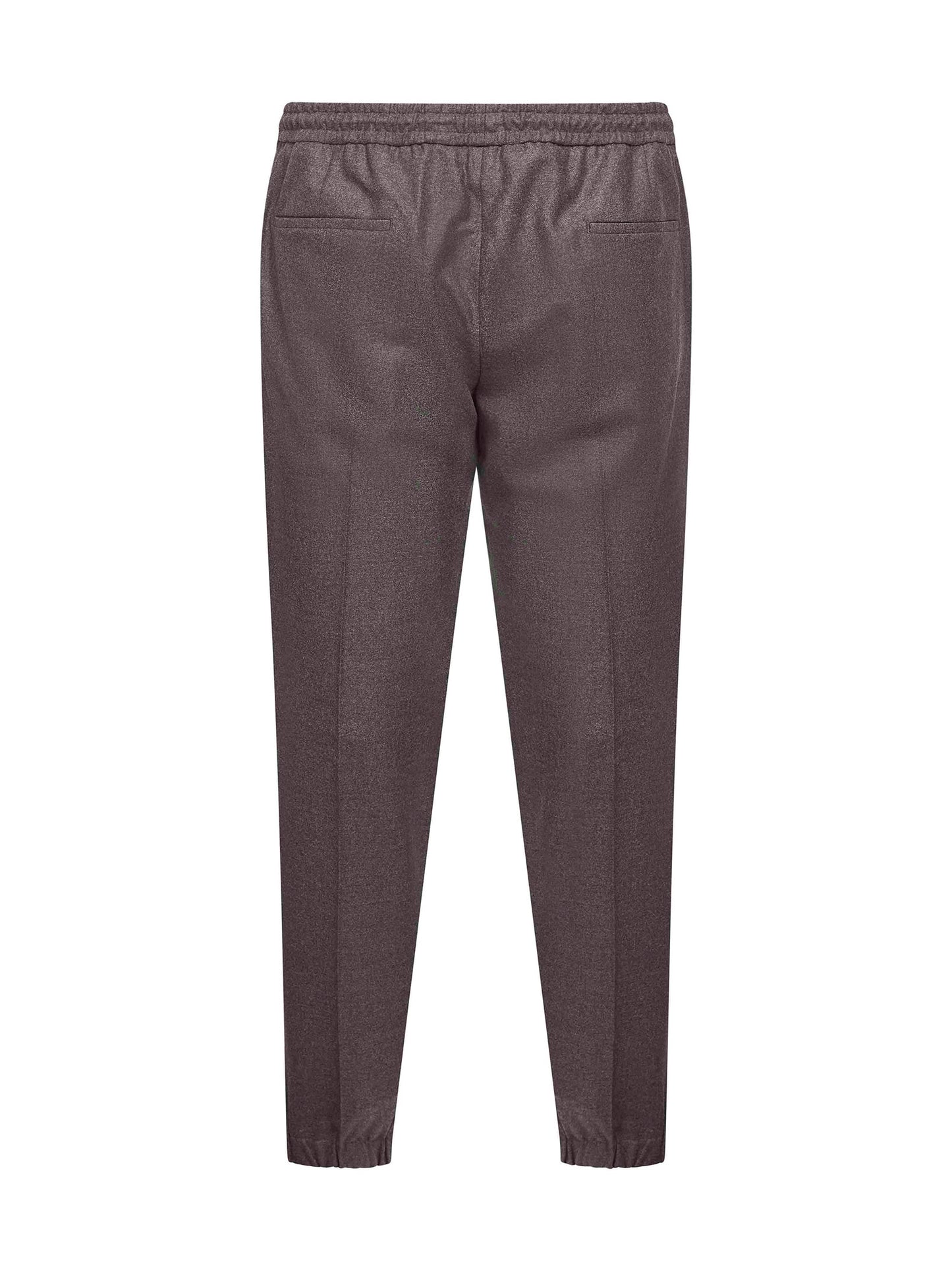 Brown Loro Piana stretch flannel Montecarlo trousers