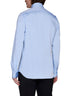 Light blue cotton twill classic shirt