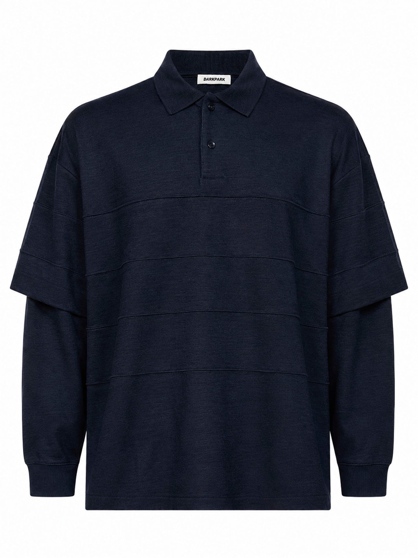 Maglione Zack con doppia manica in lana blu