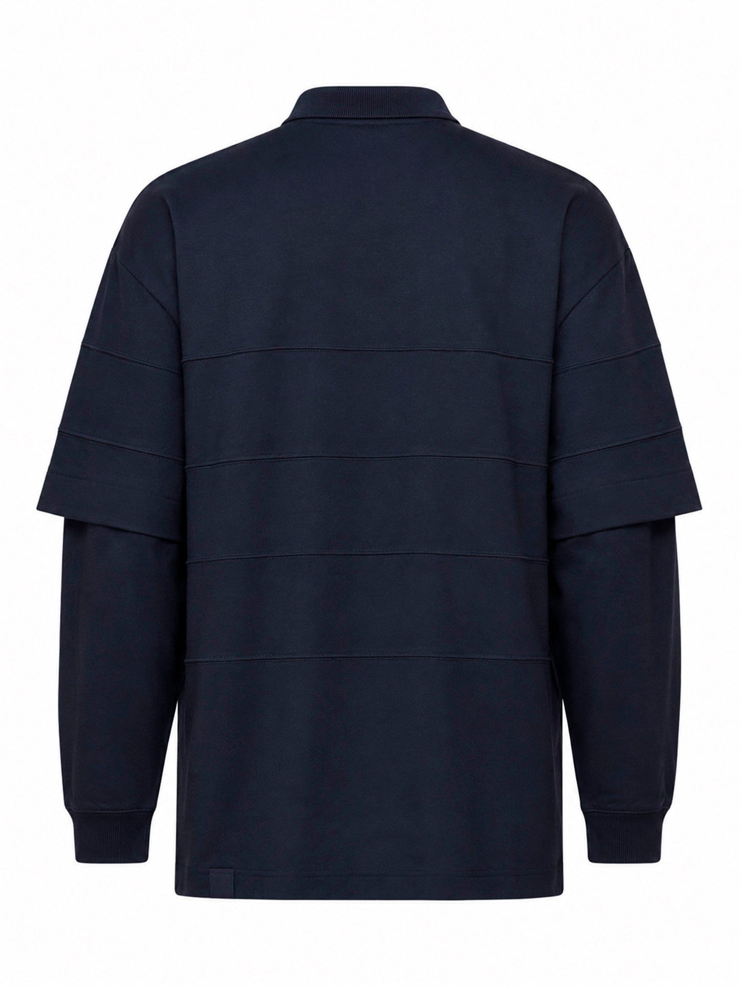 Maglione Zack con doppia manica in lana blu