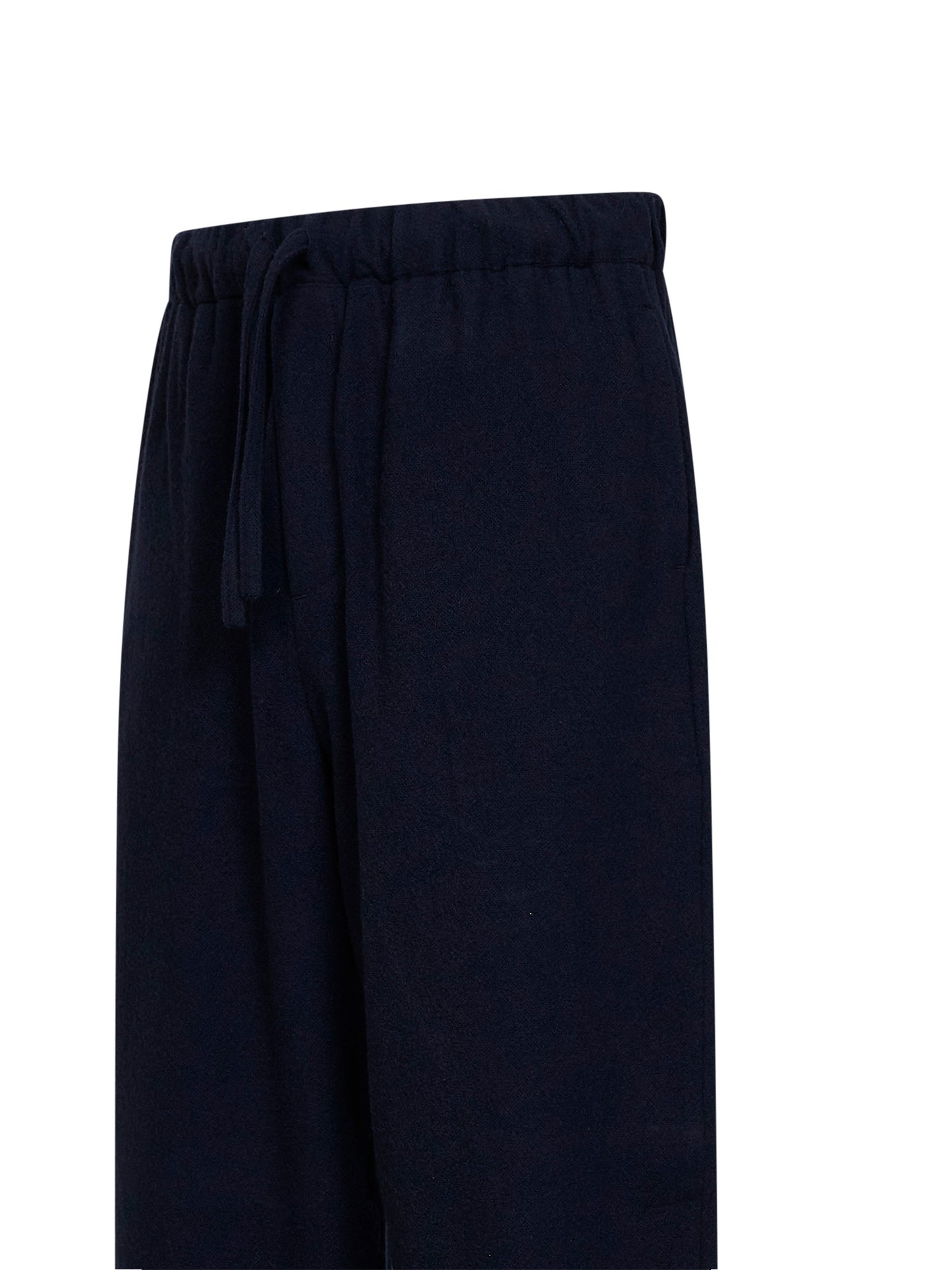 Pantalonida jogging blu in lana cashmere Ian