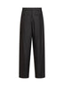 Pantaloni pied de poule a gamba larga Davide in grigio