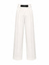 White Ronda wide-leg trousers