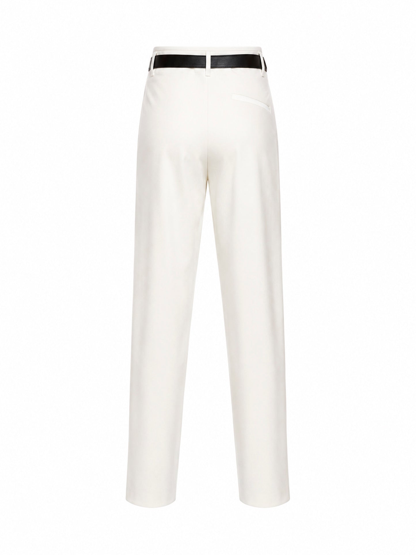 White Ronda wide-leg trousers