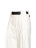 White Ronda wide-leg trousers