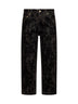 Jeans crop a gamba dritta Lizzie in nero
