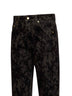 Jeans crop a gamba dritta Lizzie in nero