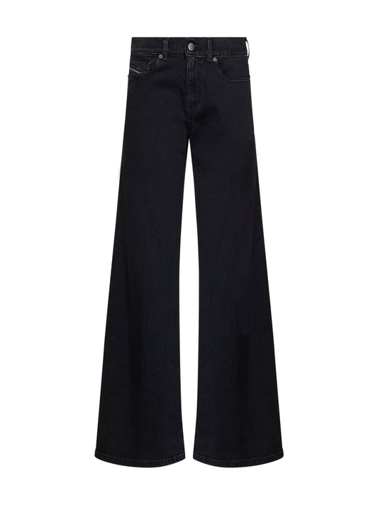 Black comfort denim Flare Medium Waist 1978 D-Akemi jeans