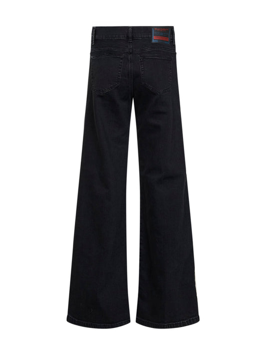 Black comfort denim Flare Medium Waist 1978 D-Akemi jeans