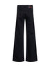 Black comfort denim Flare Medium Waist 1978 D-Akemi jeans