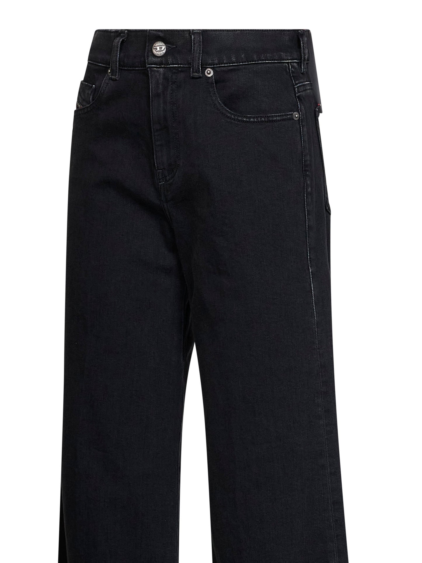 Black comfort denim Flare Medium Waist 1978 D-Akemi jeans