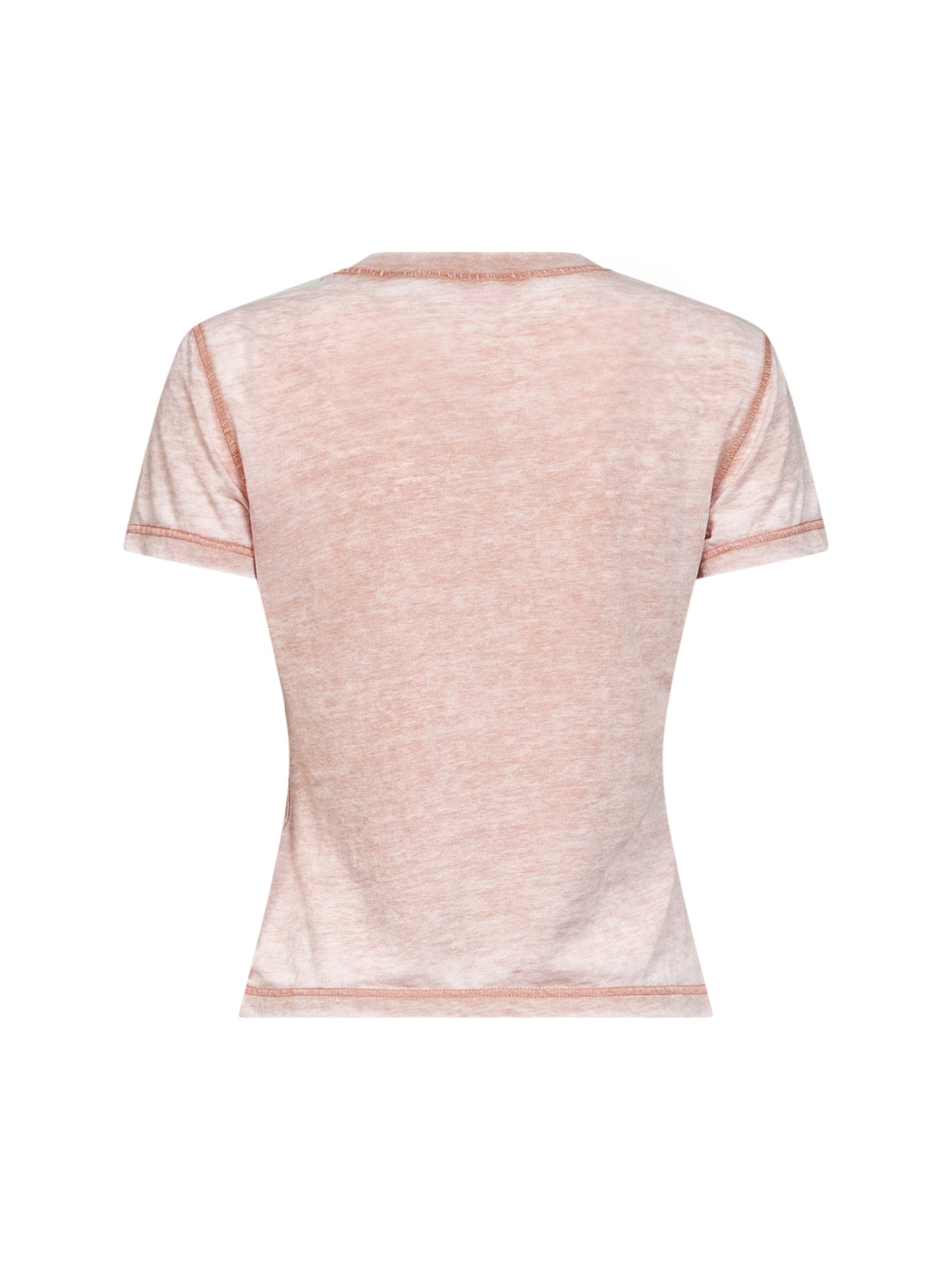 T-shirt T-Ila-Aa1 in jersey con strass rosa