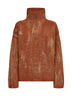 Maglione M-Amet in misto lana a coste marrone