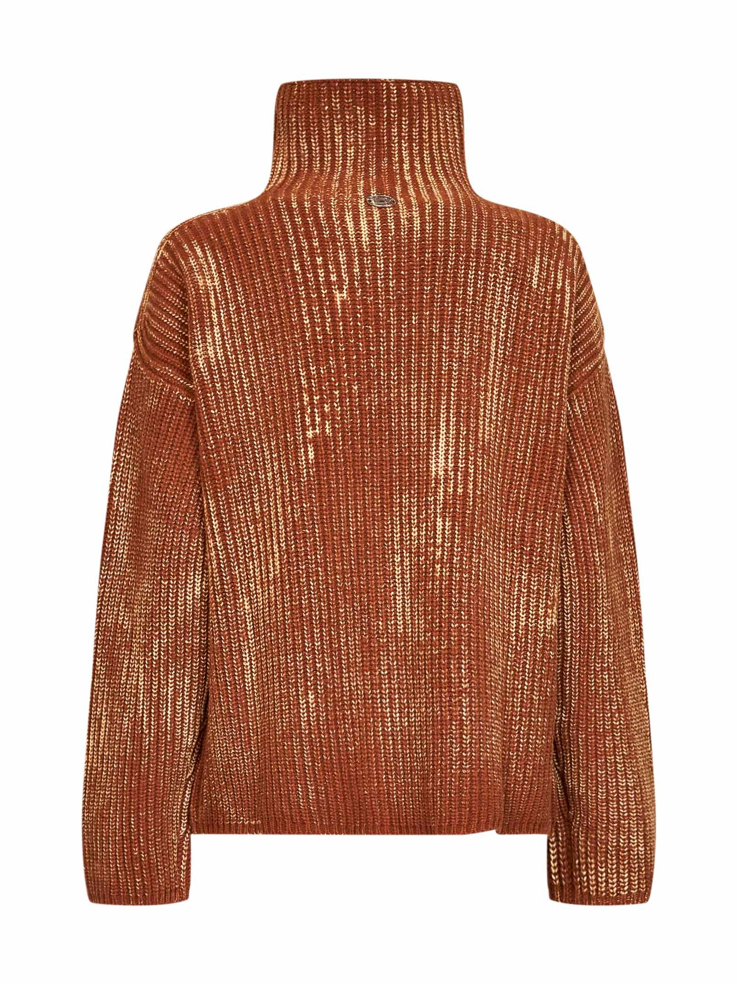 Maglione M-Amet in misto lana a coste marrone