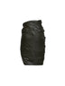 Green O-Dasli draped midi skirt with slit