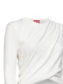 White ribbed jersey T-Asay-Pl long-sleeved T-shirt
