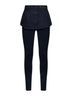 Jeans skinny a vita media D-Spika-Fsj2 in denim blu
