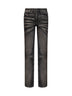 Black denim D-Liet-Fsj regular mid-rise jeans