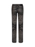 Black denim D-Liet-Fsj regular mid-rise jeans