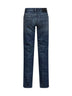 Jeans regular a vita media D-Liet-Fsj1 in denim blu