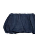 Blue denim balloon mini skirt