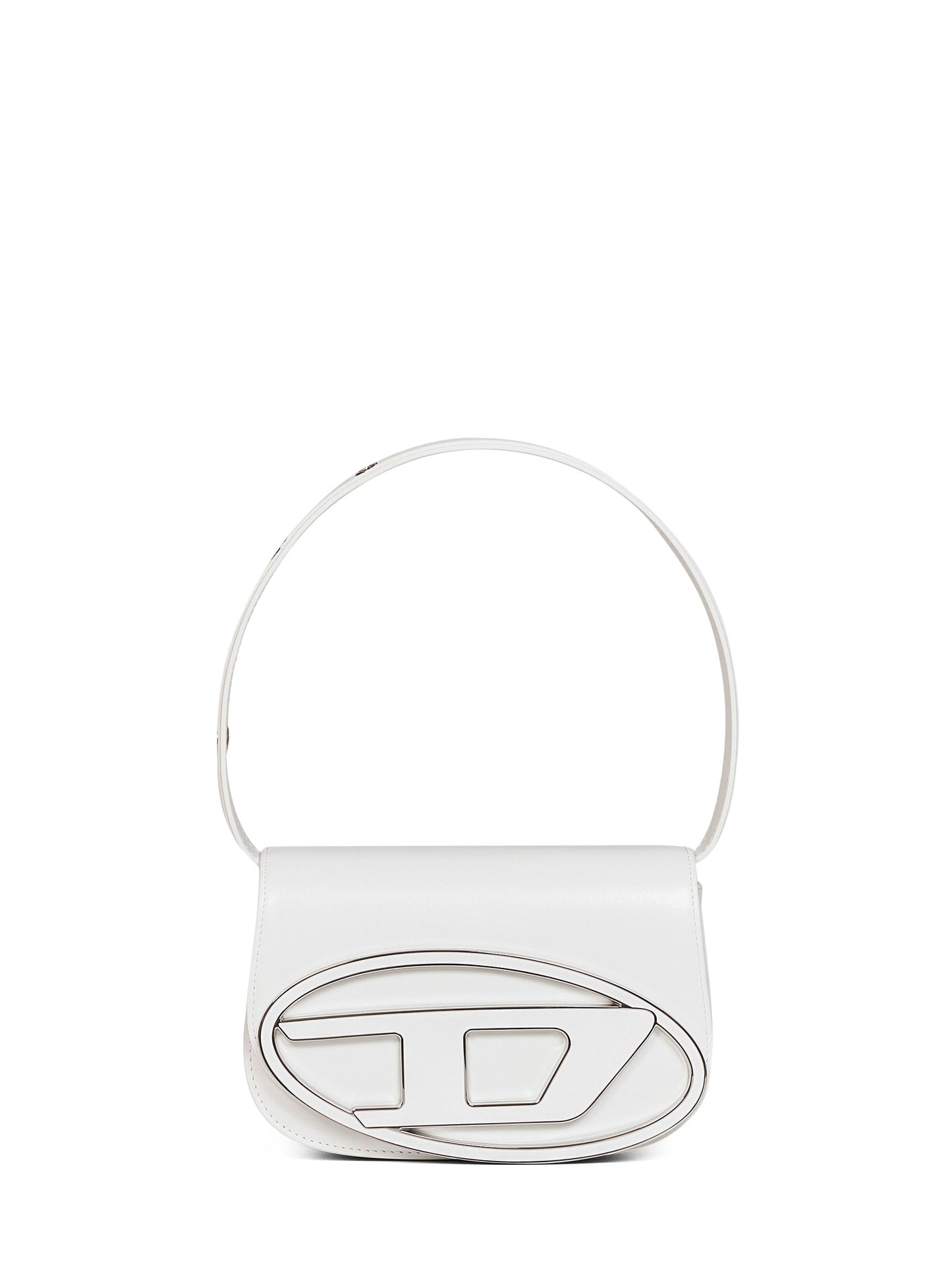 White 1DR shoulder bag with charms
