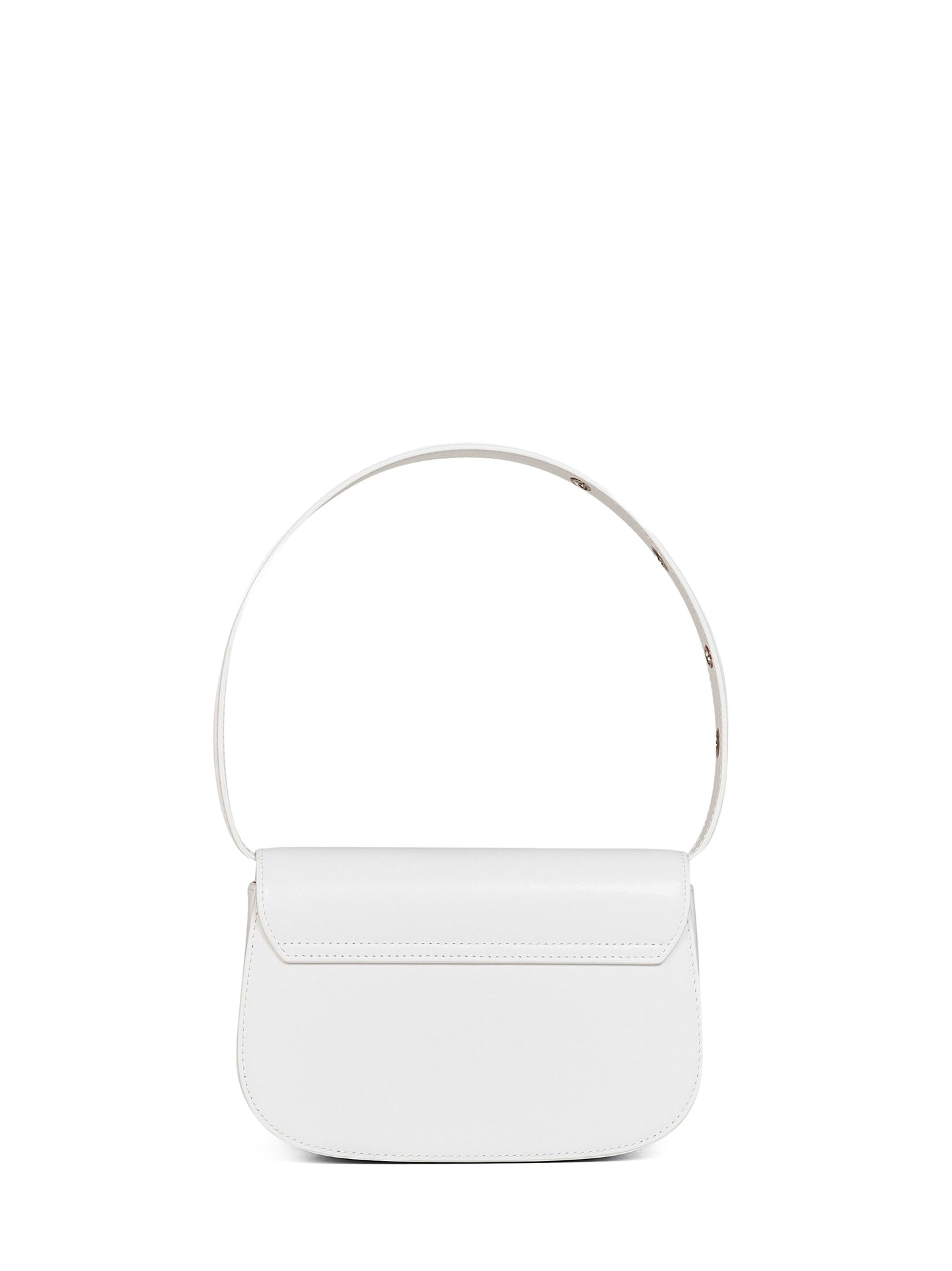 White 1DR shoulder bag with charms