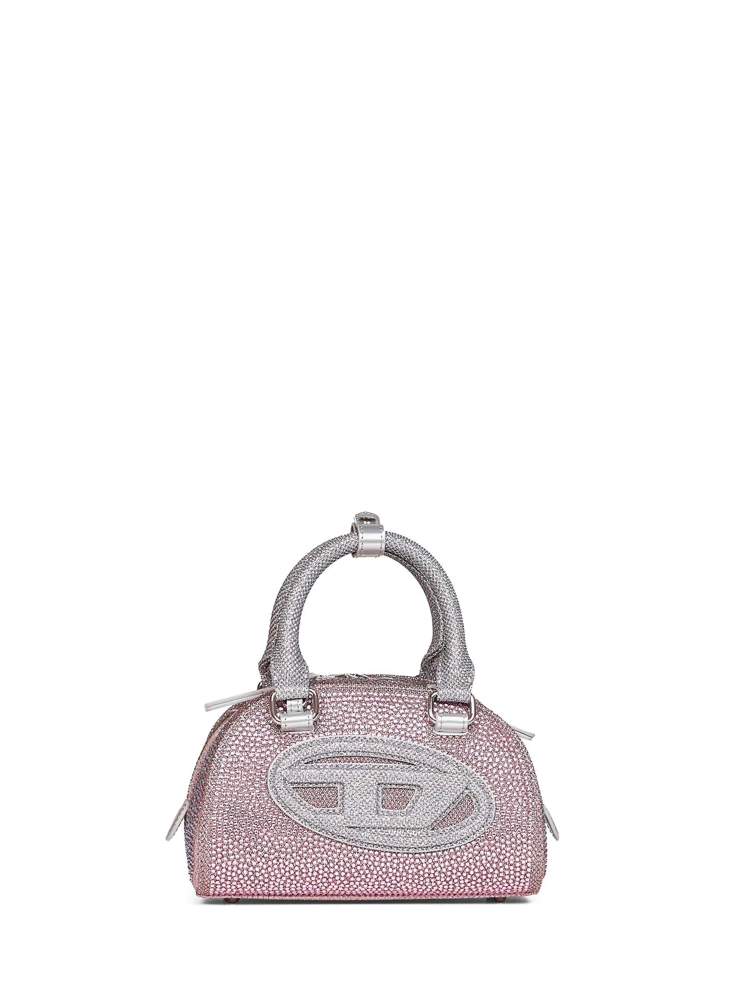 Pink 1DR Dome small bowling crossbody bag