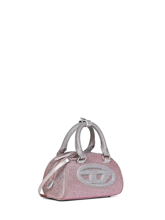 Borsa bowling piccola a tracolla 1DR Dome rosa<BR/>