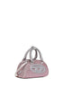 Pink 1DR Dome small bowling crossbody bag